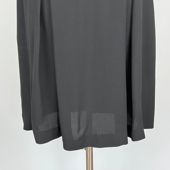 Eileen Fisher Womens Pleated Skirt Black A Line Pockets Lightweight size Small - Picture 3 of 9